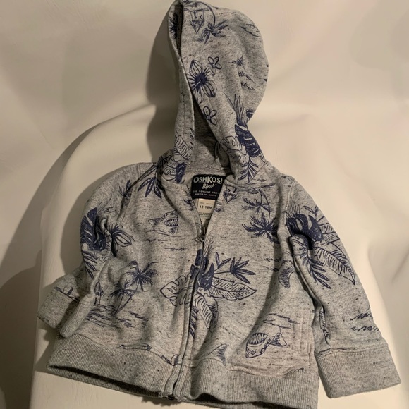 Oshkosh island print hoodie - Picture 1 of 4
